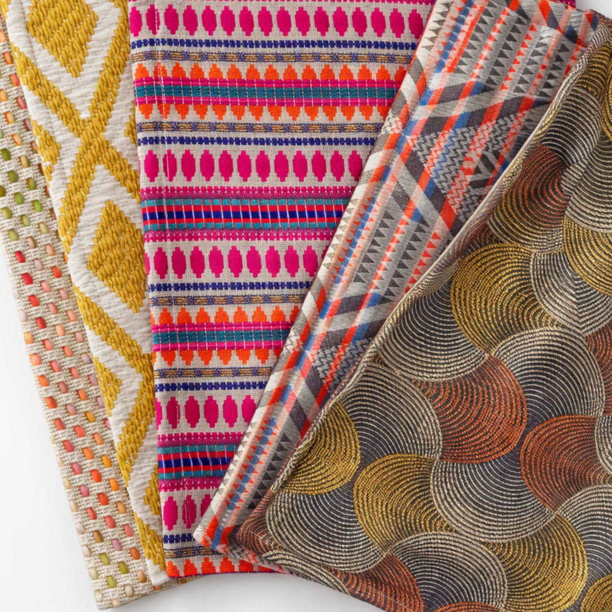 Housse de coussin en coton — Éclats multicolores, 45 × 45 cm