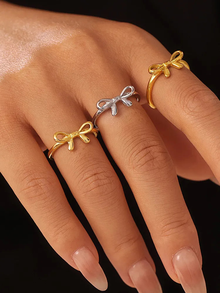 Bague nœud Petit lien : détail de présentation