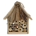 Maison à insectes Petits visiteurs, bois flotté et rondins percés