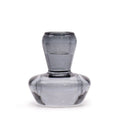 Bougeoir réversible Double sortilège en verre gris nuit