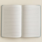 Pages lignées du carnet Nuit libre