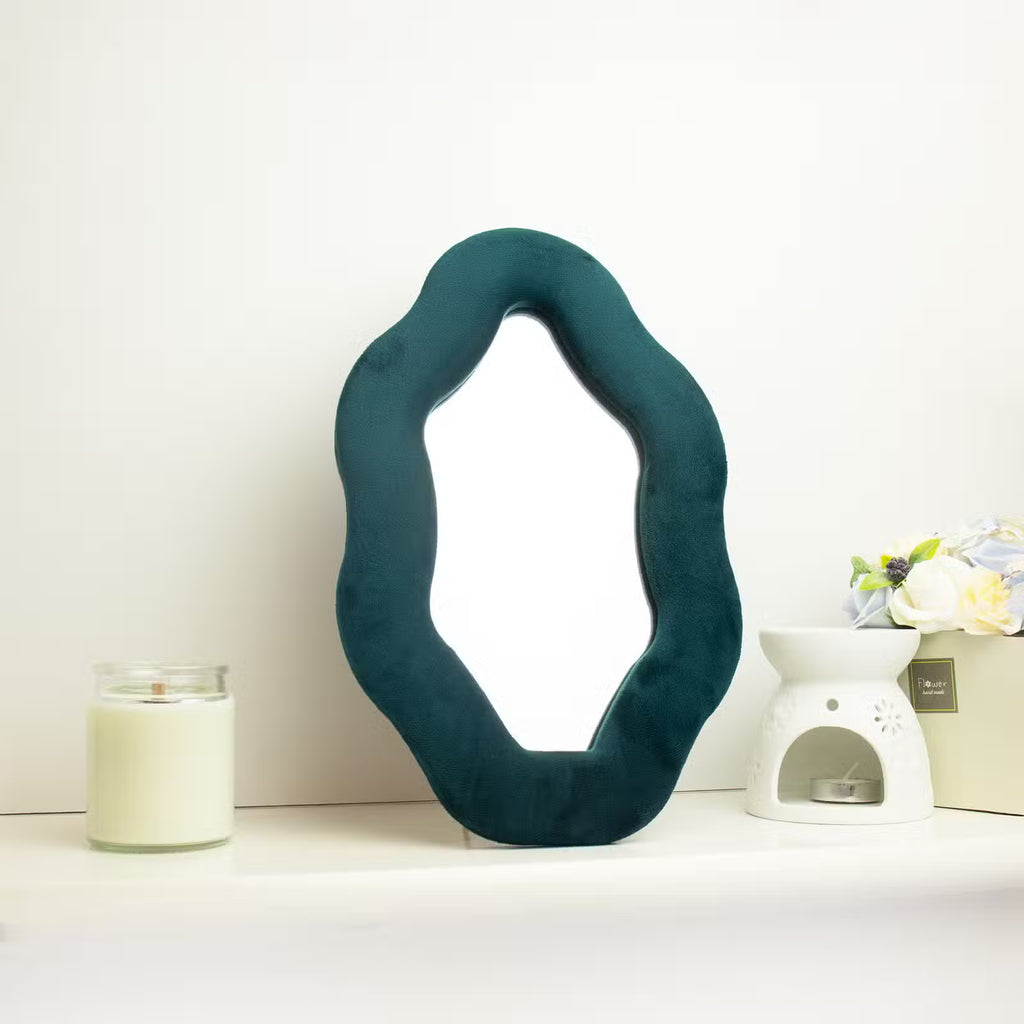Miroir Courbes libres et son support arrière