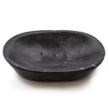 Porte-savon Veines libres en marbre noir naturel — vue 1
