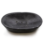 Porte-savon Veines libres en marbre noir naturel — vue 1