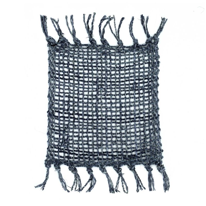 Tressage et franges des sous-verres Trames de nuit